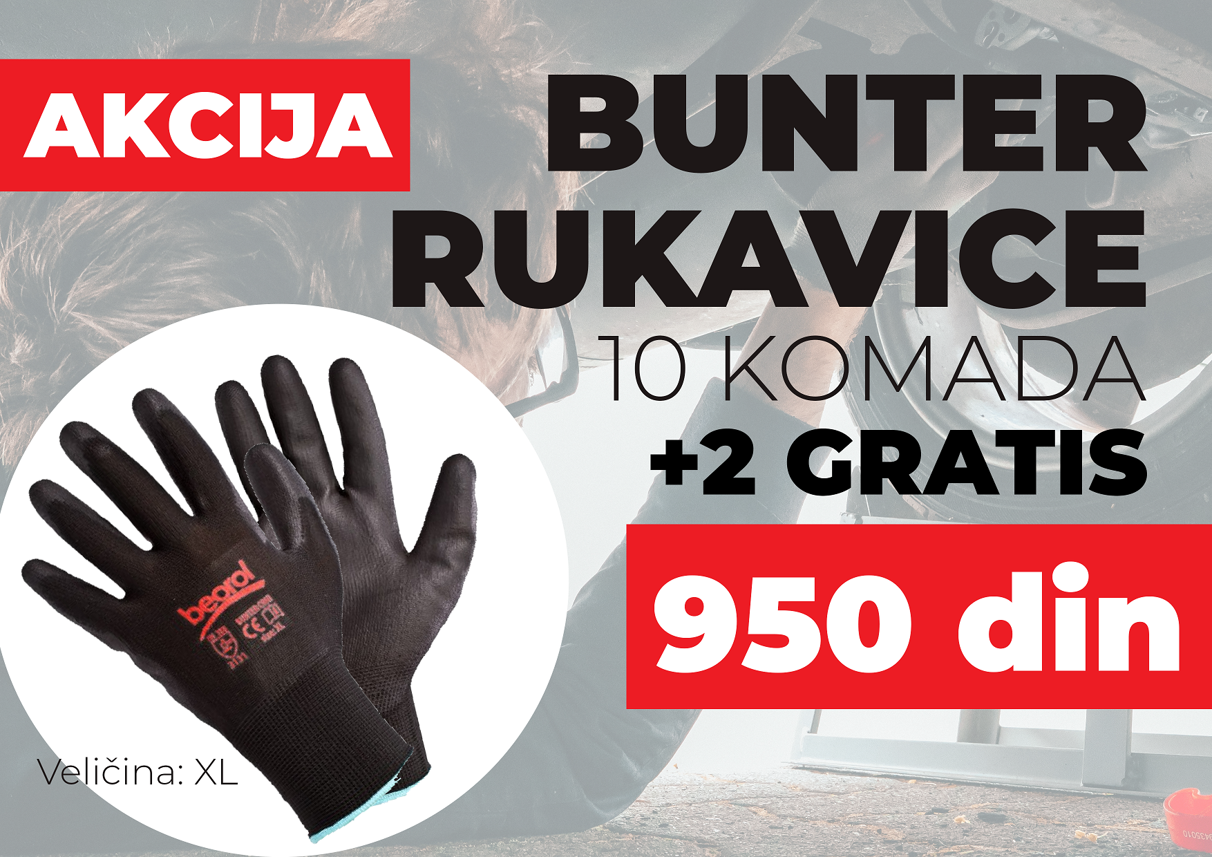 Akcija BUNTER rukavice                                                                                                                                                                                                                                         