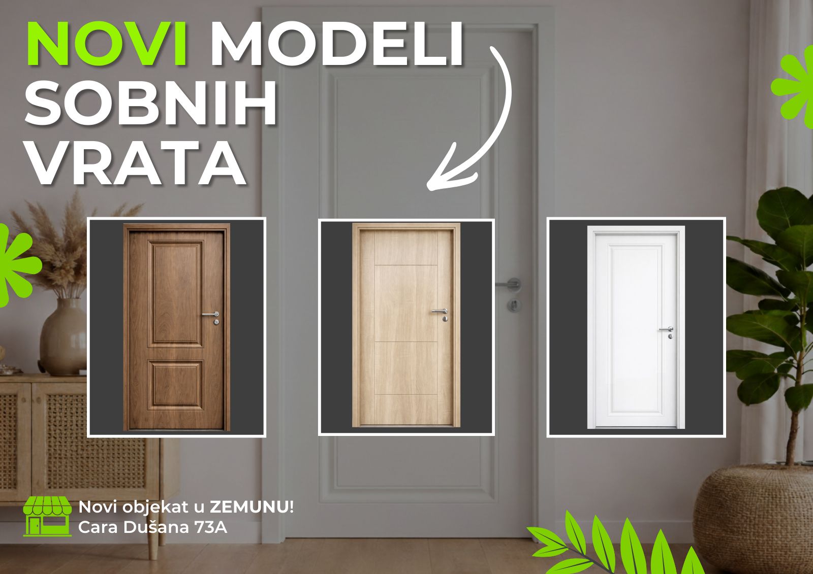 Novi modeli sobnih vrata                                                                                                                                                                                                                                       