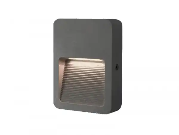 BB- SVETILJKA, LED, NAZIDNA, SPOLJA, 1321, 3W-4000K, IP65, SIVA, 05.0352