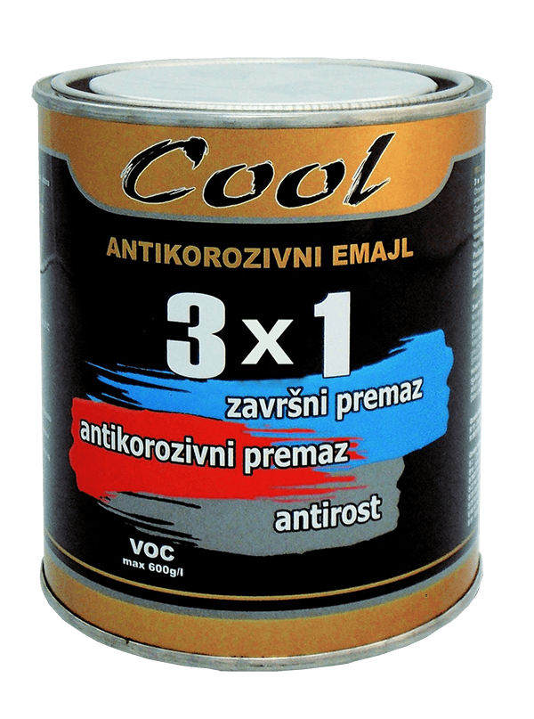 COOL-3X1 EMAJL 2.5-10 CRNI