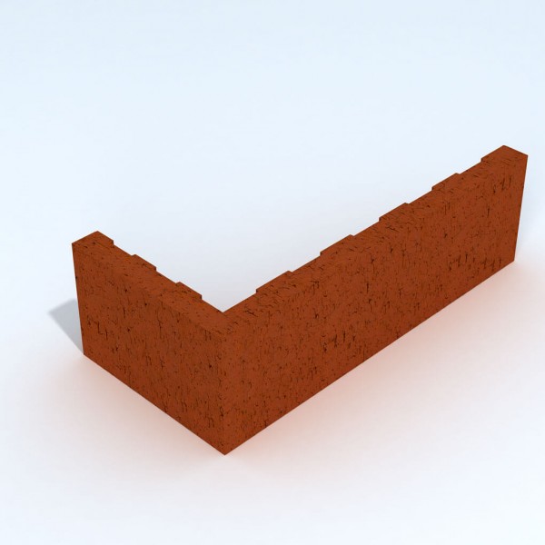 BRICK-DEK.UGL.LISTELE NATURAL-BRAON 215X102X65X15MM