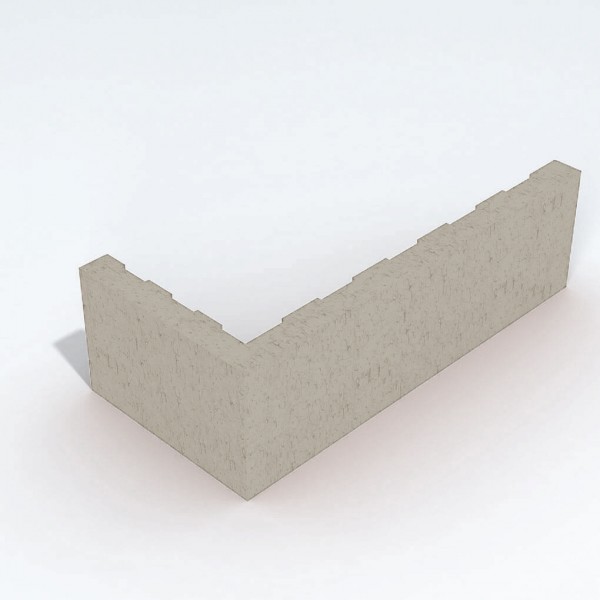 BRICK-DEK.UGL.LISTELE NATURAL-BELA 215X102X65X15MM