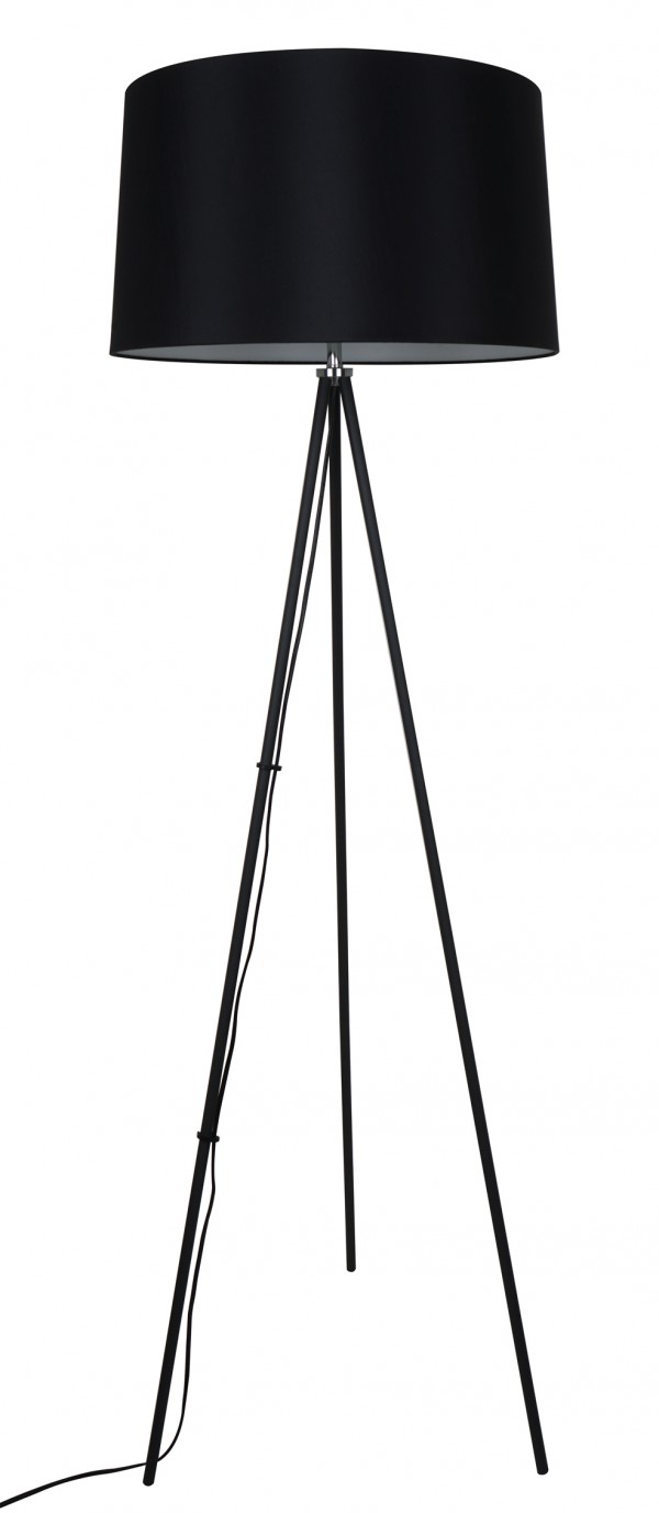 BB- LAMPA, 1XE27, PODNA, HN3095, CRNA MAT METAL, 05.0579