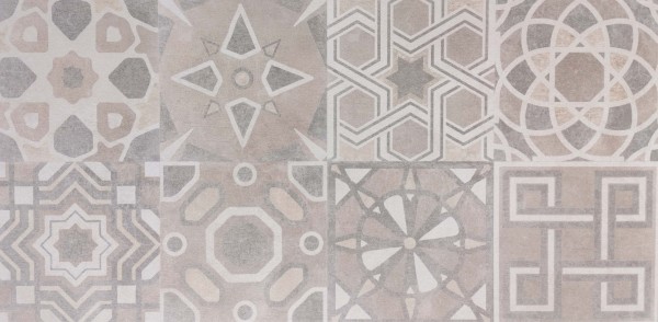 FLAM- PLOCICA, 30.5X61, CEMENT. BETON BIANCO  DECORO, P/Z