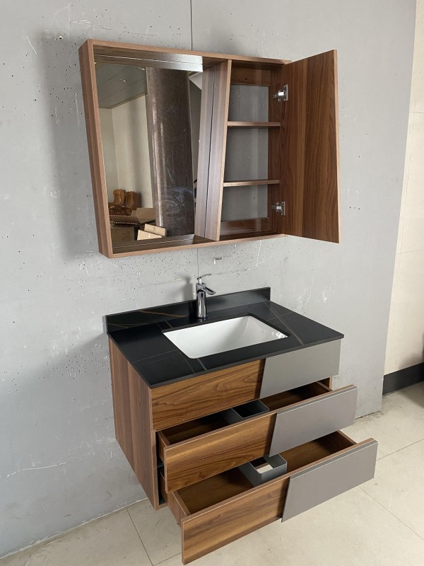 SH-KUP-ORMARIC, KUPATILSKI, LAVABO, TORINO, BRAON-SIVA , WV312 SET