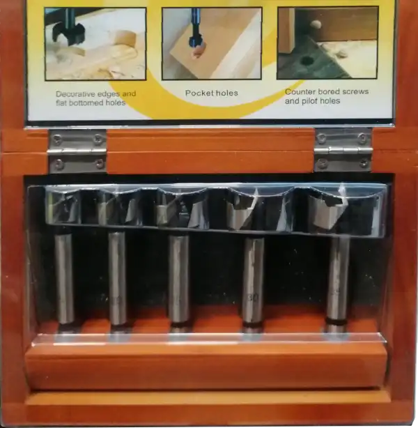 HAR- SET 5 KOM GLODALA,ZA DRVO,15-35MM,30-2031