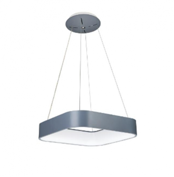 BB- LUSTER, LED, VESTA 189, 44W-4200K, KVADRAT, SIVA, 33.1178