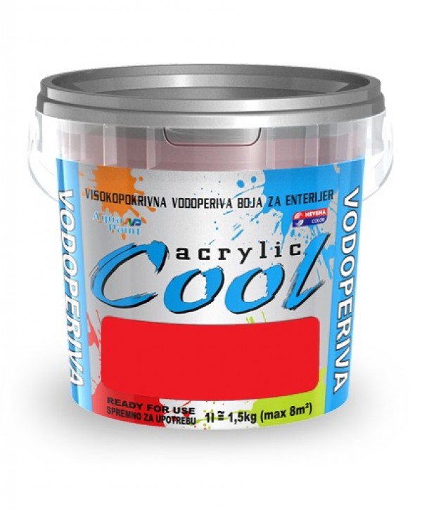 COOL-ACRYLIC, 1L, 07-CRVENA