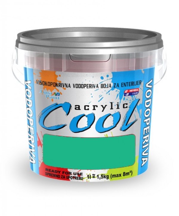 COOL-ACRYLIC, 1L, 25-OKSID ZELENA