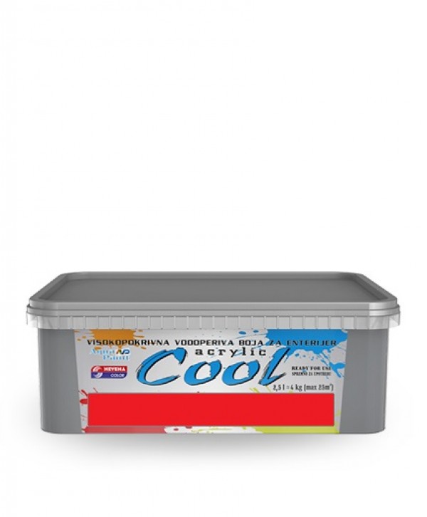 COOL-ACRYLIC, 2.5L, 07-CRVENA