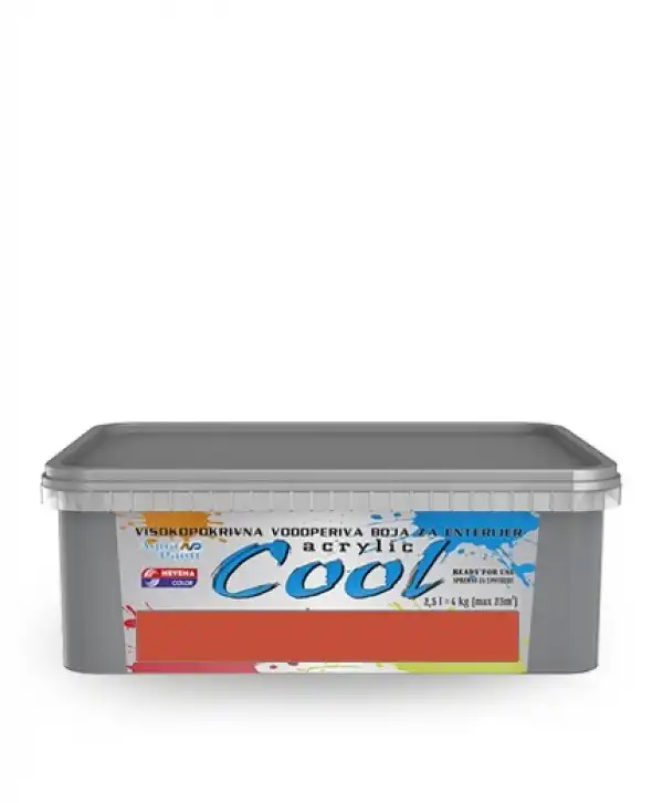 COOL-ACRYLIC, 2.5L, 08-OKSID CRVENA