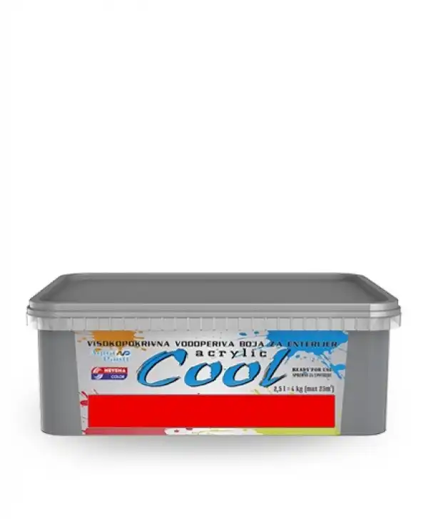 COOL-ACRYLIC, 2.5L, 20-KORAL CRVENA