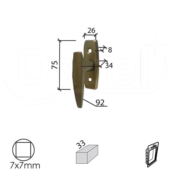 DAB- RUCICA, ZA PROZOR, MINI, 0101602