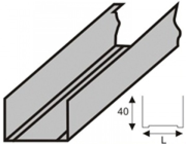 PROFIMAX- PROFIL, UW, 100/3m, EKO 0.4mm, 5002216