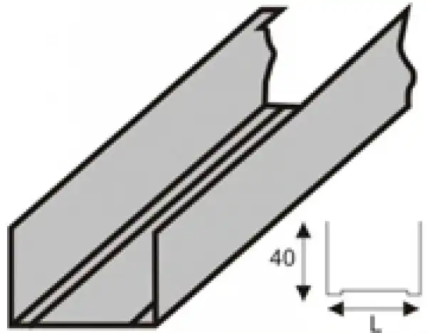 PROFIMAX- PROFIL, UW, 100/3m, EKO 0.4mm, 5002216