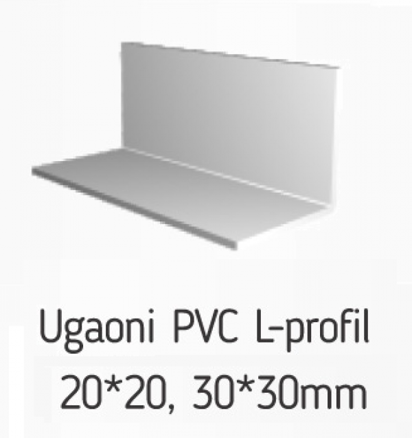 TESA-UG.PVC L-PROFIL 20X20 2.7M-BELI