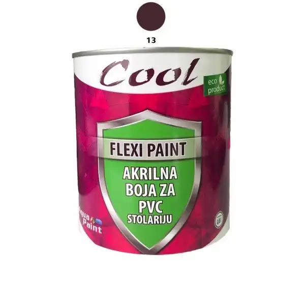 COOL-BOJA ZA PVC FLEXI PAINT 0.65L T.BRAON