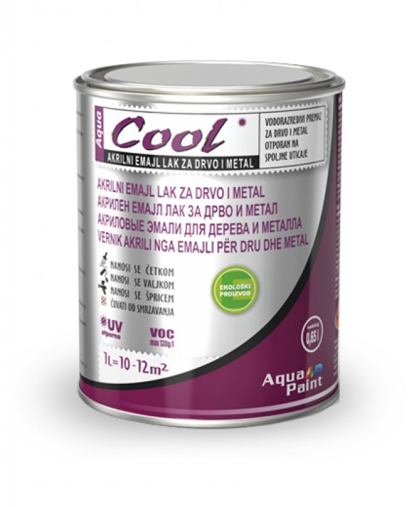 COOL-EMAJL, AKRILNI, 0.65L- 09 SIVI