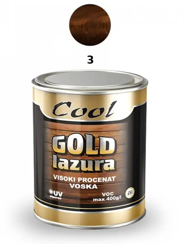COOL-GOLD LAZUR 0.75L- 03 TIK