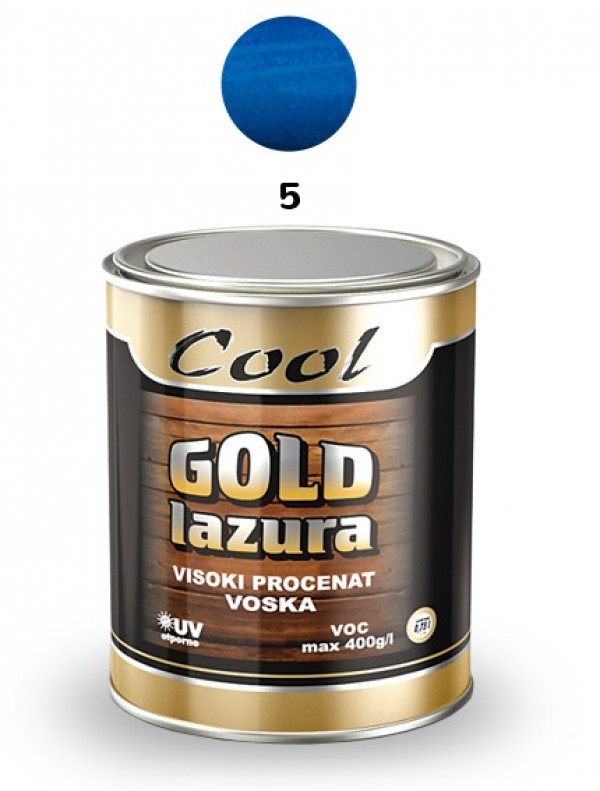 COOL-GOLD LAZUR 0.75L- 05 PLAVI