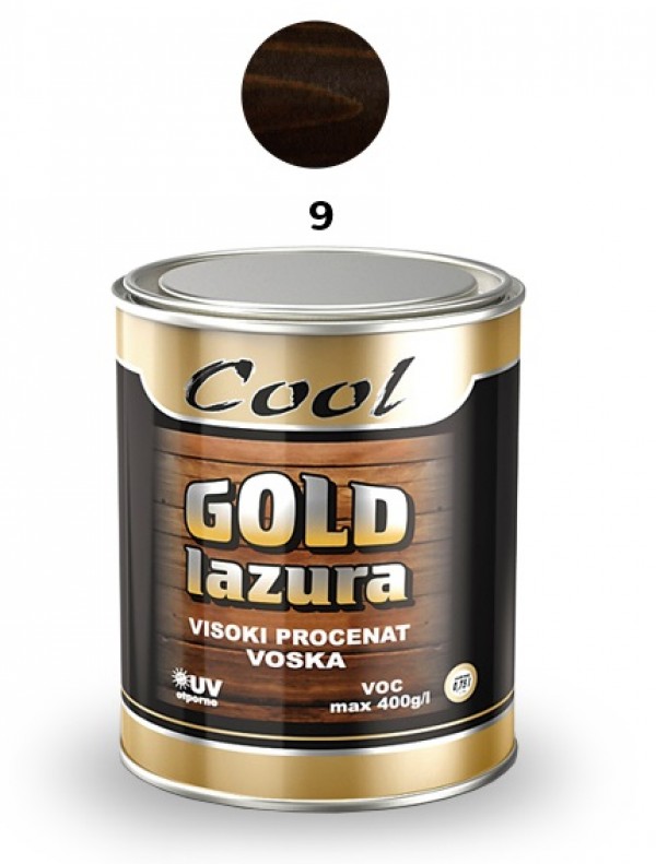 COOL-GOLD LAZUR 0.75L- 09 PALISANDER