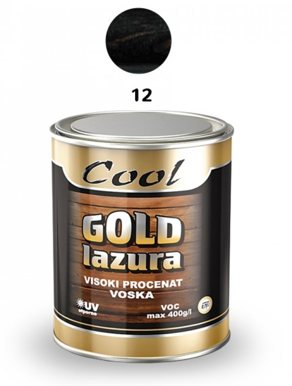 COOL-GOLD LAZUR 0.75L- 12 EBONOS