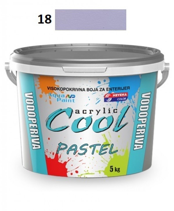 COOL-ACRYLIC PASTEL-18, 5 kg