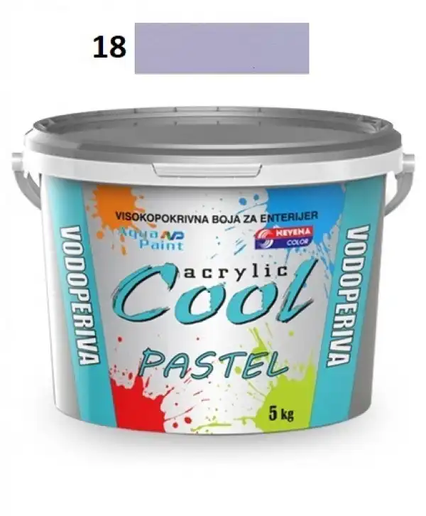 COOL-ACRYLIC PASTEL-18, 5 kg