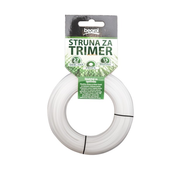 BAL-STRUNA ZA TRIMER OKRUGLA.2.7mm 15m