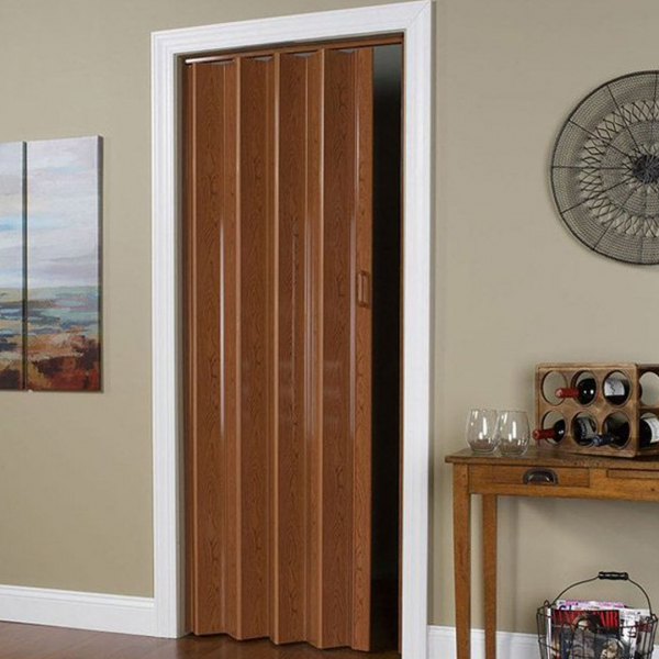 HARM-HARMONIKA VRATA, 116X203CM, BRAON, 432S/7071