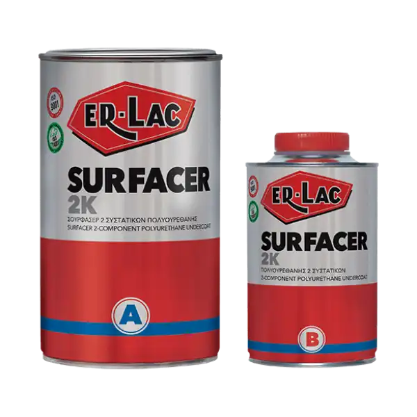 R-LAC SURFACER WHITE. A+B GARNITURA