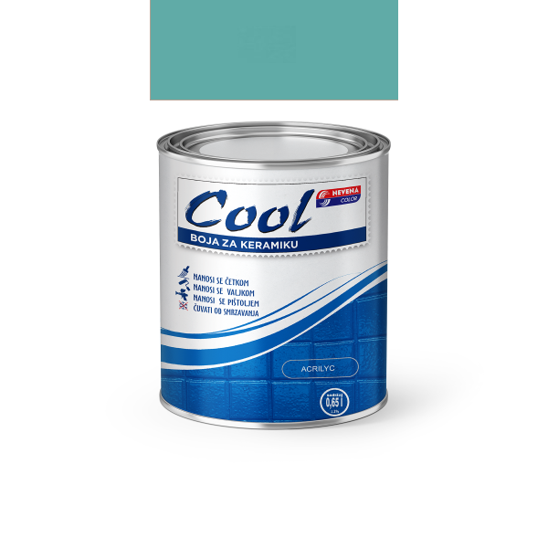 COOL-BOJA ZA KERAMIKU, 0.65L - 05 PLAVA