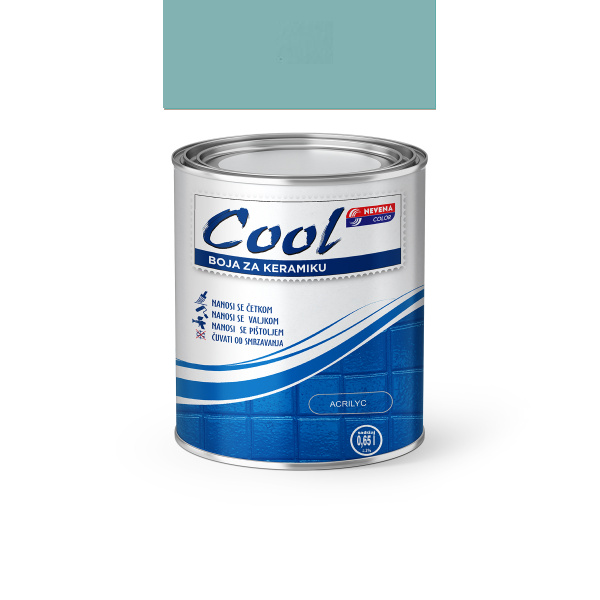 COOL-BOJA ZA KERAMIKU, 0.65L - 06 AZUR PLAVA