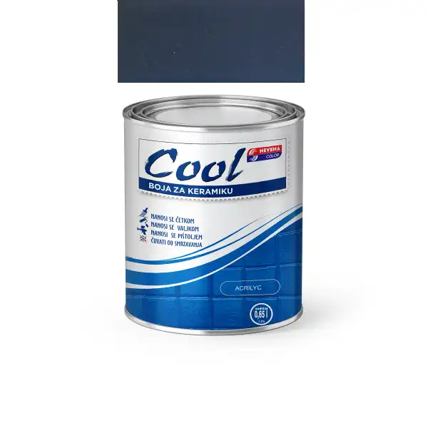 COOL-BOJA ZA KERAMIKU, 0.65L - 10 CRNA