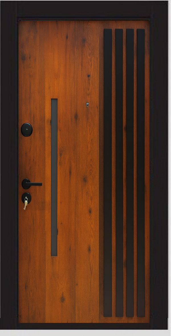 BST-SPOLJNA SIG.VRATA, HOUSE IN ROME, CRNA-DRVO, 100X210, DESNA