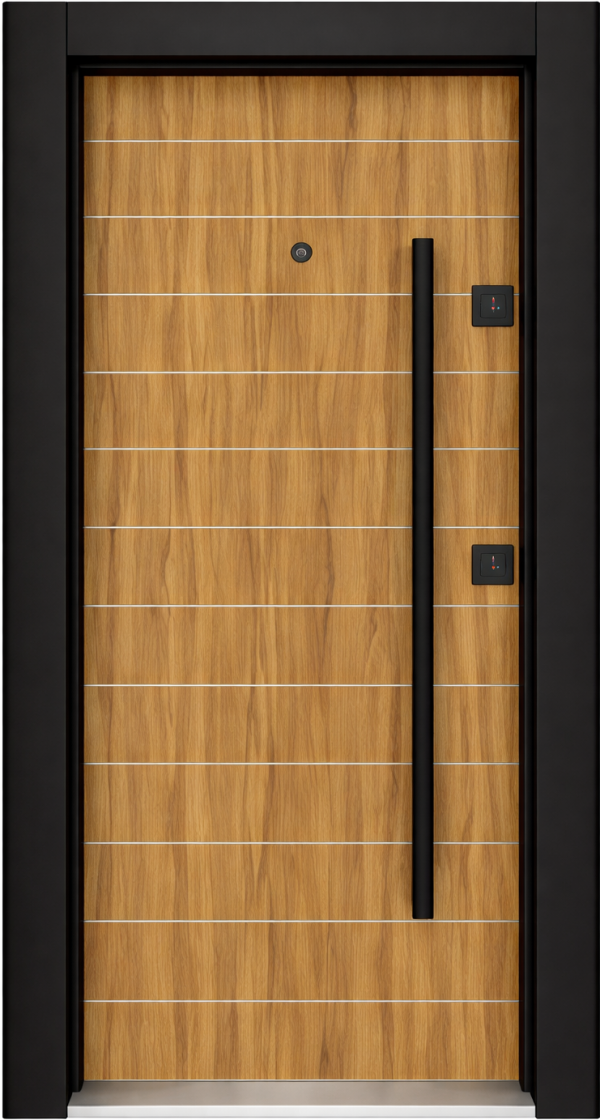 BST-SPOLJNA SIG.VRATA, HOUSE IN TORINO, DRVO-CRNA, 100X210, LEVA