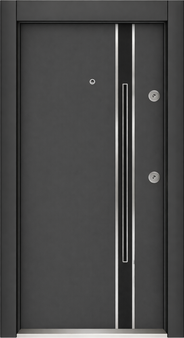 BST-SPOLJNA SIG.VRATA, HOUSE IN BERLIN, ANTRACIT-CRNA, 100X210, LEVA