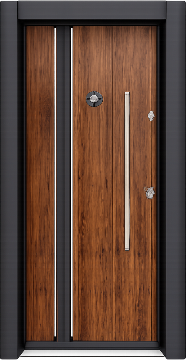 BST-SPOLJNA SIG.VRATA, HOUSE IN MADRID, BRAON-CRNA, 100X210, LEVA