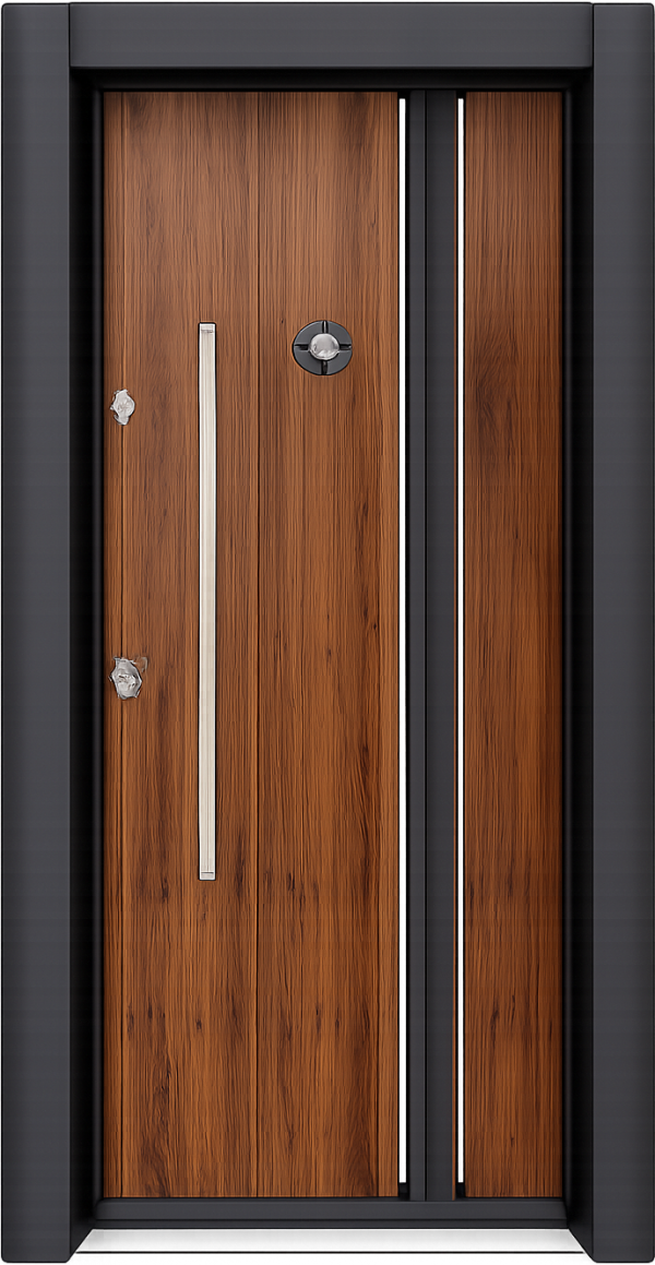 BST-SPOLJNA SIG.VRATA, HOUSE IN MADRID, BRAON-CRNA, 100X210, DESNA