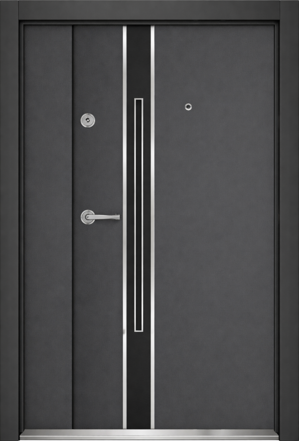 BST-SPOLJNA SIG.VRATA, HOUSE IN BERLIN, ANTRACIT-CRNA, 130X210, DESNA