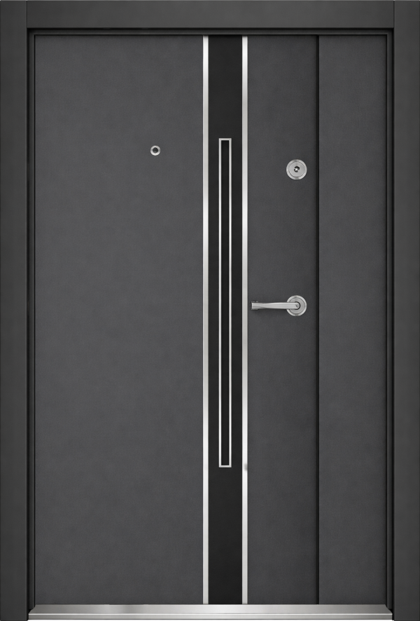 BST-SPOLJNA SIG.VRATA, HOUSE IN BERLIN, ANTRACIT-CRNA, 130X210, LEVA