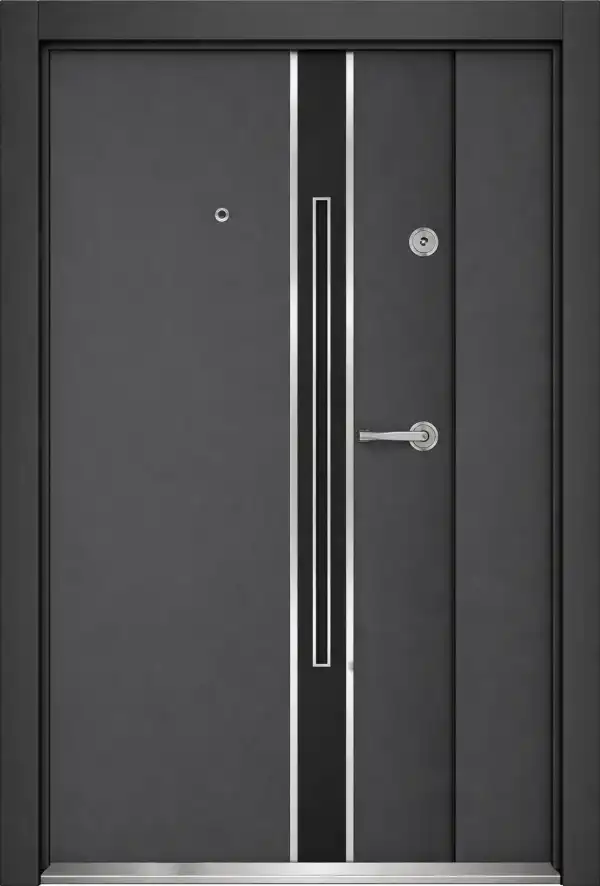 BST-SPOLJNA SIG. VRATA, HOUSE IN BERLIN, ANTRACIT CRNA, 130X210, LEVA