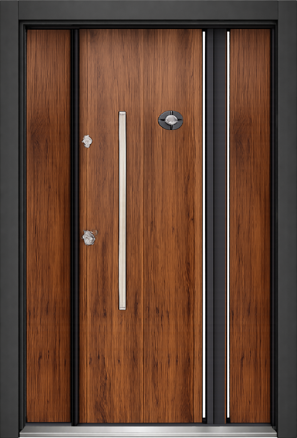 BST-SPOLJNA SIG.VRATA, HOUSE IN MADRID, BRAON-CRNA, 130X210, DESNA